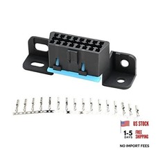 16 Pin OBD Female Replacement Wire Sockets Connector OBDII Car Auto Adapter