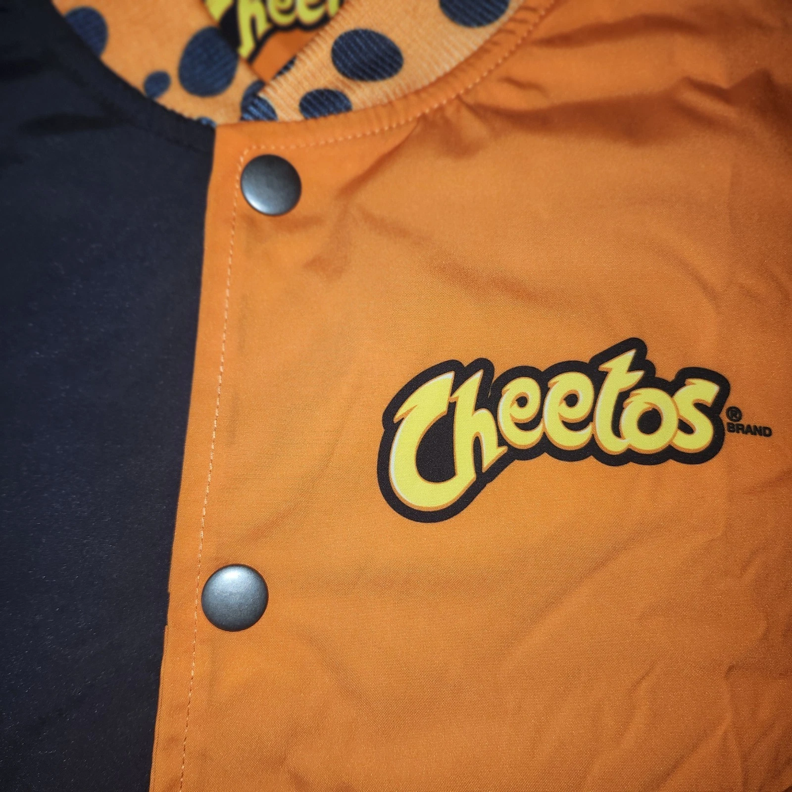 Cheetos Untouchable Cheesy Swag Bomber Jacket Size Large Unisex 2024 NIP image 2