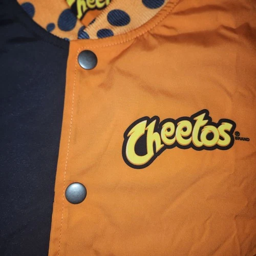 Cheetos Untouchable Cheesy Swag Bomber Jacket Size Large Unisex 2024 NIP image 2