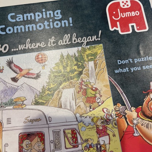 WASGIJ PUZZLES 1000 Jumbo Pieces Destiny #6 CAMPING COMMOTION The Wasgij Games - Picture 4 of 9