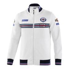 SPARCO Felpa Full Zip Martini - R bianco tg M
