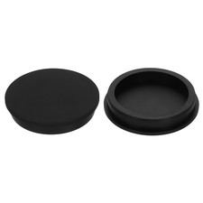 2Pcs Silicone Hole Plug, Waterproof Rubber Stoppers Fit 105mm/4.13" Hole, Black