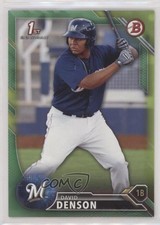 2016 Bowman Prospects Green 77/99 David Denson #BP30 0kz8