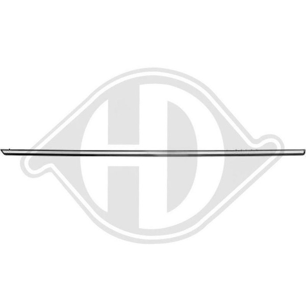 1X Zier /Schutzleiste TüR Diederichs 1611035 FüR Mercedes Benz Hinten Links-image