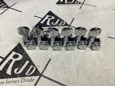 Schaller F Series Locking Guitar Dual Pin Tuner Set Chrome
