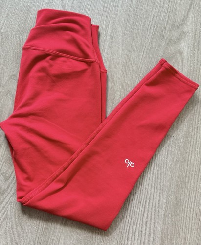 ALO Yoga Red XXS High Waist 7/8 Airbrush Legging- No Longer Sold!
