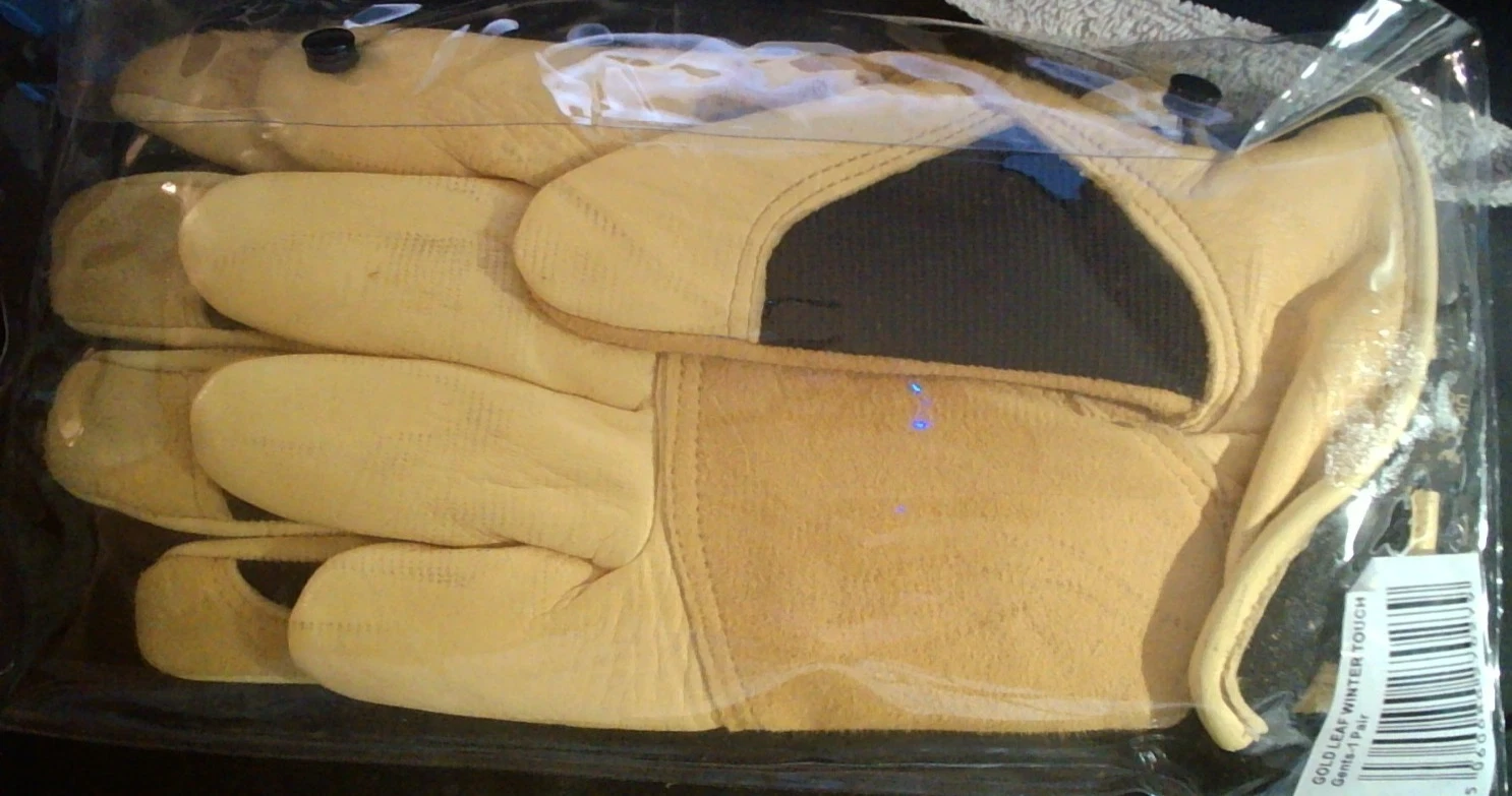 Jayco Gold Leaf Winter Touch Gents Gloves. Rao-Tex (waterproof & breathable) New