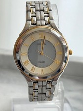 SEIKO v181-0AC0 DOLCE Men's Solar Stainless Steel Vintage Watch Working
