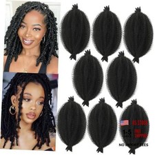 Springy Afro Twist Hair 8 Packs 8 Inch Marley Twist 8 Inch Pack of 8 1B