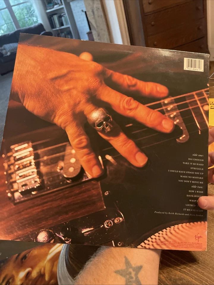 Keith Richards Talk Is Cheap Vinyl 1988 Virgin US Press 90973-4 NM Rock Music - Image 2 of 4