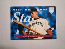 1995 Upper Deck Alex Rodriguez RC #215 Electric Diamond Silver Seattle Mariners