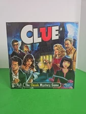 Clue Board Game Sealed New Hasbro Classic Mystery Game Ages 8+ Family Fun