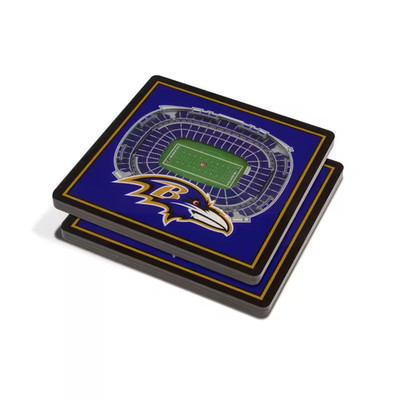 NFL Baltimore Ravens 3D Stadiumviews Coasters