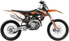 Flu Designs Pro Team Series 5 Black/Orange/White Graphics Kit (51082)