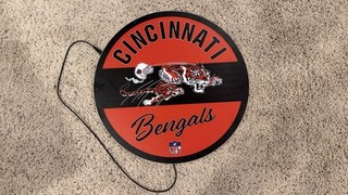 Cincinnati Bengals LED Backlit Sign Lot (3 Signs) Who Dey Retro Tiger Helmet
