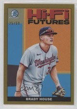2022 Bowman Hi-Fi Futures Gold Refractor 25/50 Brady House #HIFI-21 0a6