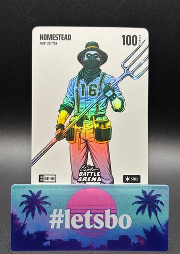 Bo Jackson Battle Arena HOMESTEAD Nick Kurtz Blizzard Battlefoil Steel #BLBF-636