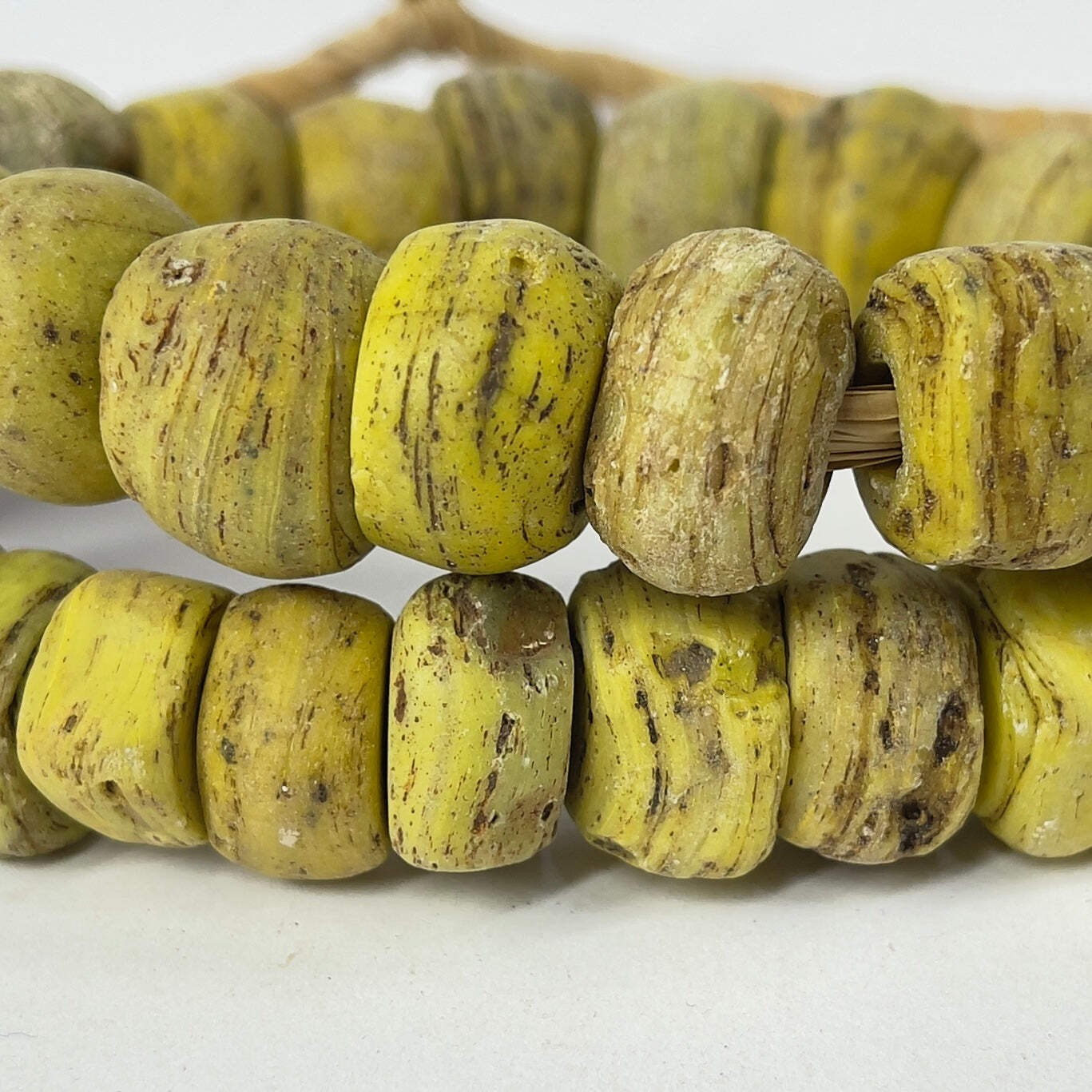 Hebron Yellow Trade Beads