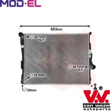 RADIATOR ENGINE COOLING 06002205 FOR BMW 3/E46/Convertible/Compact Z4/Roadster