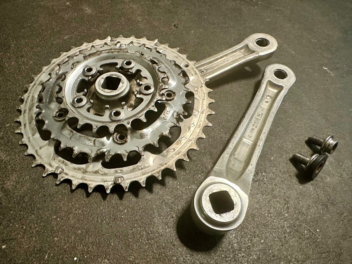SHIMANO STX RC CRANKSET FC-MC36 JAPAN 175MM TRIPLE CHAINRING
