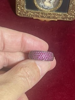 Très Belle Bague En Argent Massif Et Brillants Taille 57