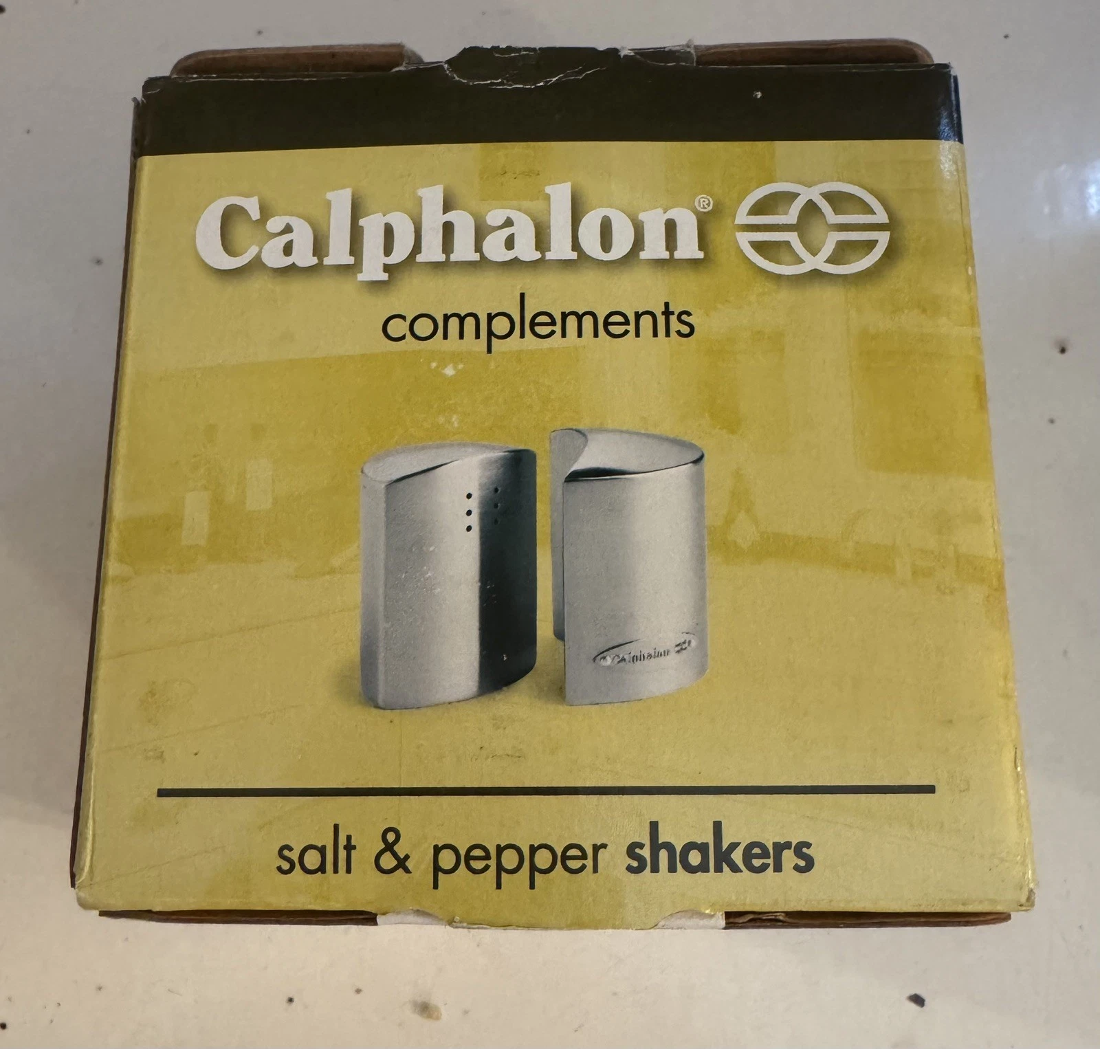 Calphalon Brushed Stainless Steel Salt & Pepper Shakers 3.5” Tall NEW
Opens in a new window or tab