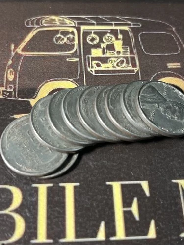 10 Fine 1943 Steel Pennies. #1