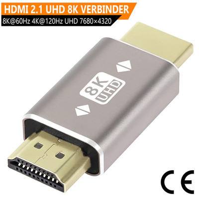 HDMI Adapter UHD 4K 120Hz Stecker auf Stecker Verbinder 8K 60Hz ARC HDR10+ VRR