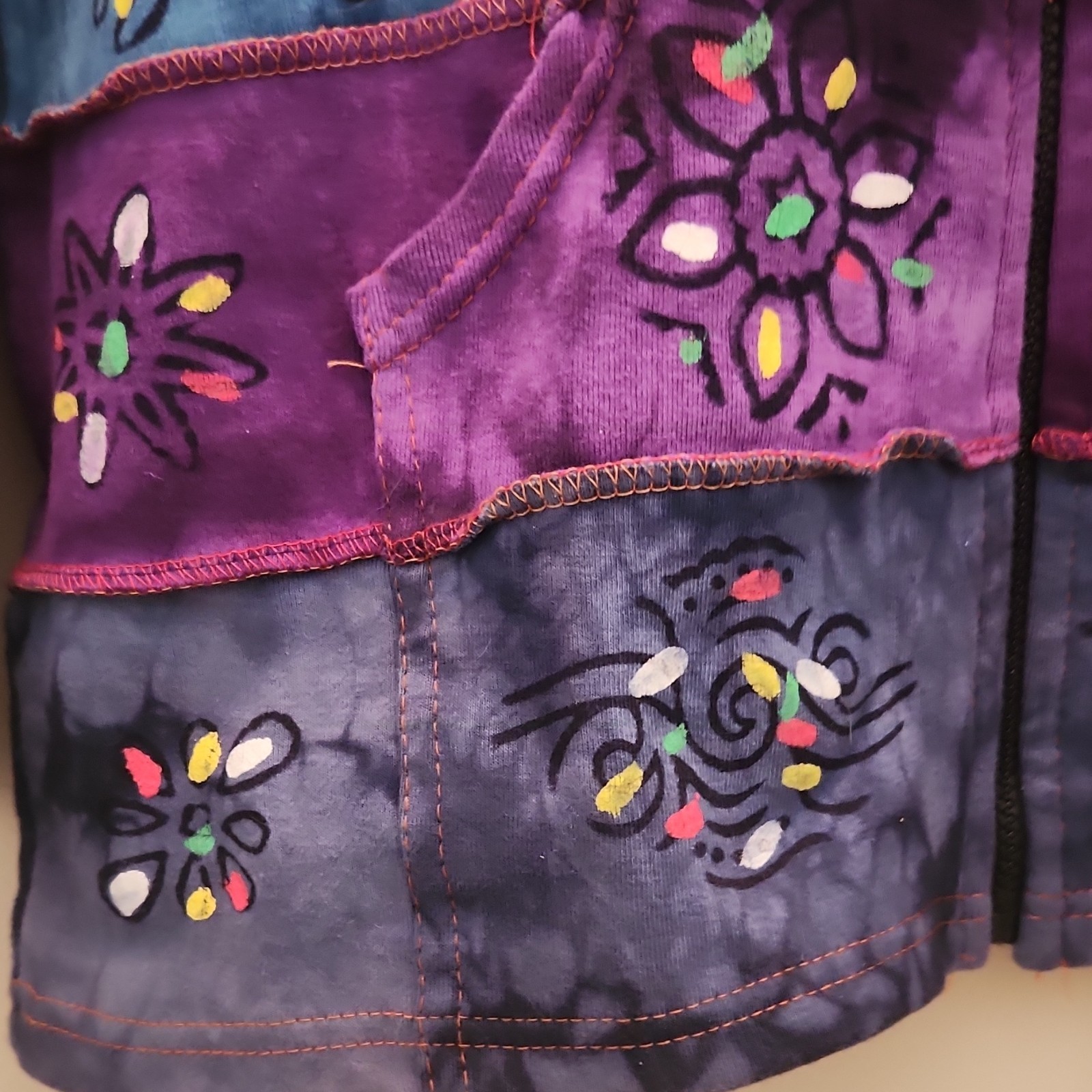 Rising International Multicolor Patchwork Flower … - image 7