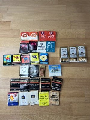 3 Camel Special Lights Match Box With Matches Plus 27 Other Match s