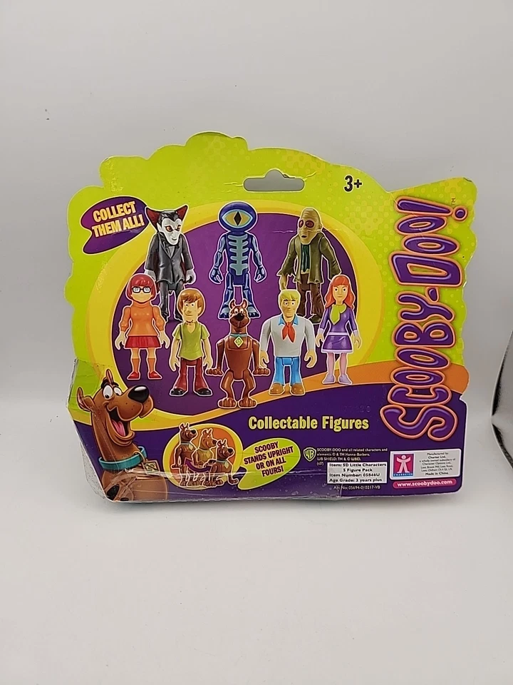 Mini boneco colecionável Scooby Doo 2 polegadas pacote com 5 Daphne Scooby Salsicha Zombie Fred  - Imagem 3 de 4