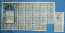 H8616 TITLE 1947 LOAN RECONSTRUCTION FOLDER + COUPONS + CUTTING CONTEST