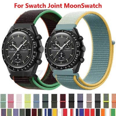 Nylon Loop Watch Strap for Omega Swatch MoonSwatch 20mm Sport Replacement Band