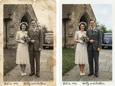 Premium Photo Repair & Restoration Service-Various sizes-Gloss or Satin Finish