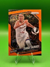 2025 Panini Prizm WNBA Diana Taurasi #7 Orange Cracked Ice Prizm Mercury