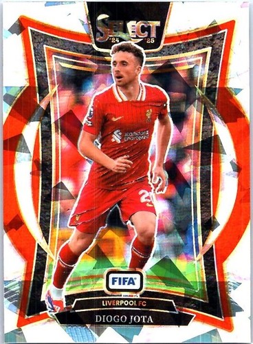 Diogo Jota 2024-25 Panini Noir Soccer Silver /49 #185 Liverpool