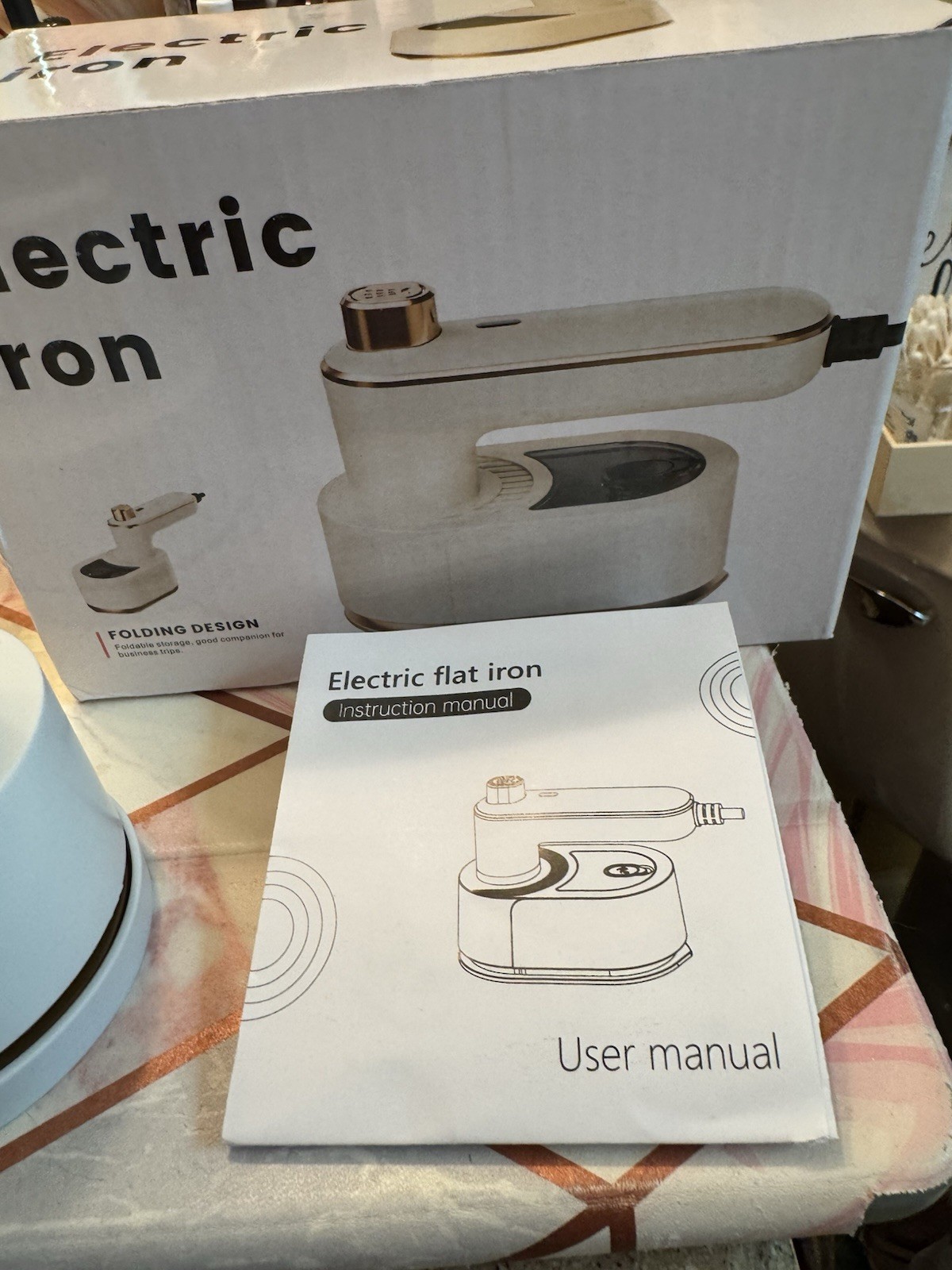 Travel Mini Foldable, Portable Iron, And Garment Steamer Wet Dry Handheld