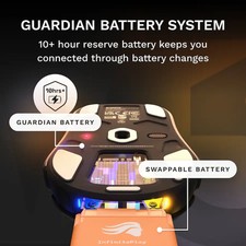 Glorious Model O3 Wireless Gaming Mouse Lightweight Optical InfinitePlay Battery 5