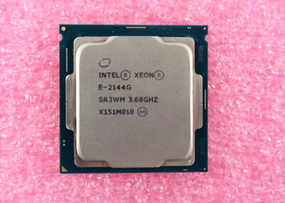 Intel Xeon E-2144G SR3WM 3.60GHz Quad-Core LGA1151 8MB 8GT/s Server CPU