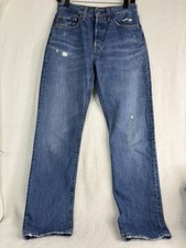 Levi  s Premium 501 Skinny Women  s Size 26 High Rise Button Fly Jeans Light Wash