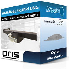 Für Opel Movano 1998-10.2003 ORIS Anhängerkupplung starr neu