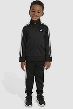 Adidas Boys  2-Piece Set Size 7 Black Brand New with Tags
