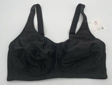 ABC 103 The Rose Contour Bra Wire Free Mastectomy Bra 42DDD Black