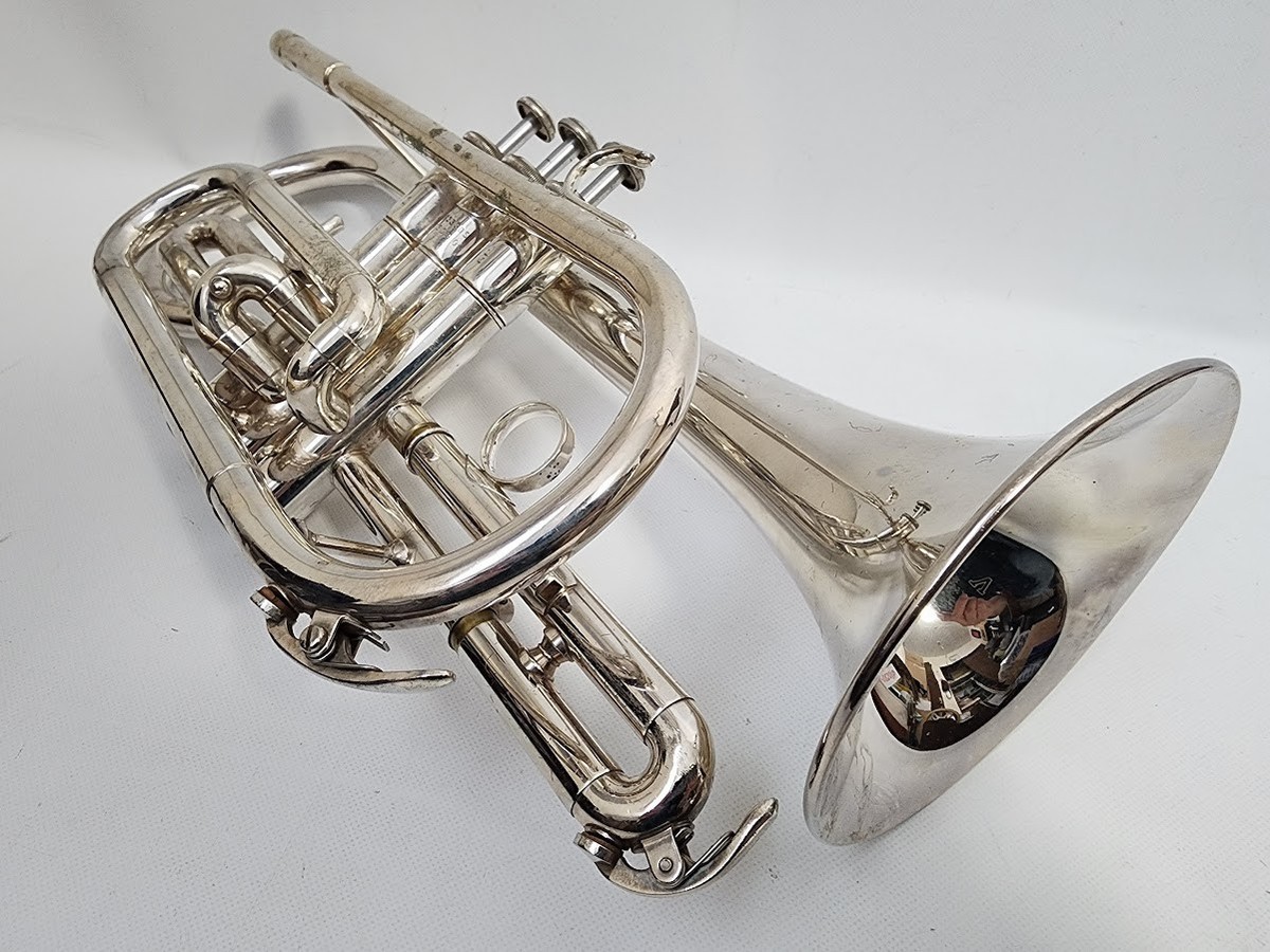 YAMAHA YCR-3330S Silver Cornet Musical instrument Hard Case | eBay