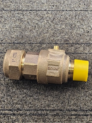 #ad #ad A.Y. McDonald 1 inch CTS High Pressure Lead Free Curb Stop Ball Valve 300 PSIG $76.08