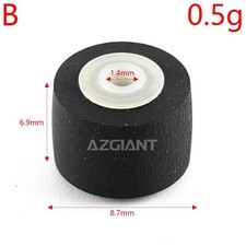 5PCS New 8.7*6.9*1.4mm Pinch Roller Press Belt Pulley Deck Audio Recorder