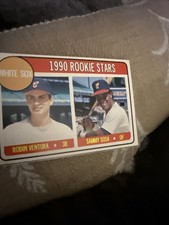 1990 Baseball Card Mag. '69 Topps RC #49 Robin Ventura Sammy Sosa BB Card T5