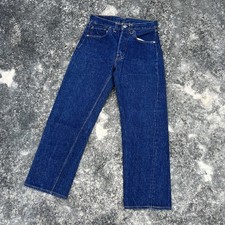 Vtg Levis 501 Single 1970s Selvedge Redline Jeans 6 27x25 Dark Fuzzy Rare