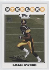 2008 Topps (Should Be Card #365 Wrong Back) Justin Forsett Limas Sweed #362 0a1