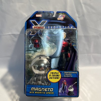 X-Men Evolution (2000) Magneto with Sphere Action Figure Toy Biz Damaged Box